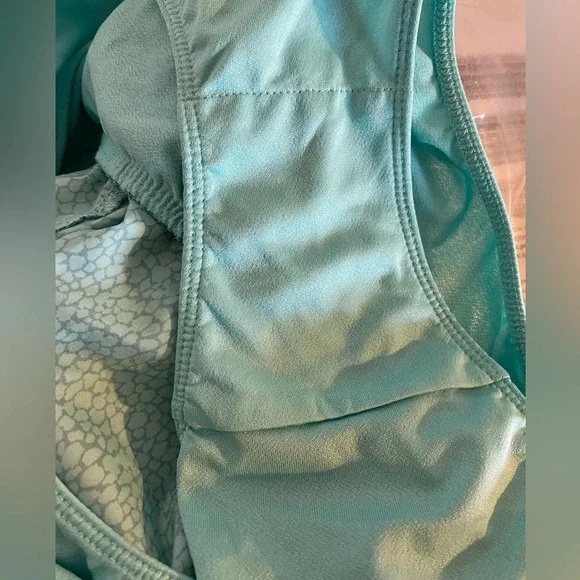 Nike 10K Agua Printed Running Shorts Blue Green Medium Large Nwot - Picture 6 of 7